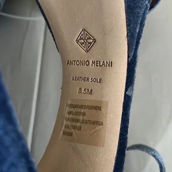 Antonio Melani Janie Velvet Platform Dress Sandals - Picture 9 of 12